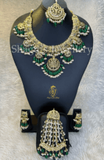Exclusive Heavenly Drop Bridal Set - Emerald (Green) [Click inside image for HD quality]