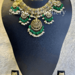 Hi-End Drop-dead Gorgeous Necklace Set - Emerald (Green) [Click inside image for HD quality]